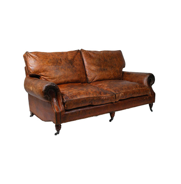 Balmoral Three Seater in Vintage Cigar 1223.