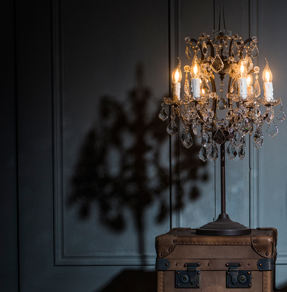 Crystal Table Lamp Styled.