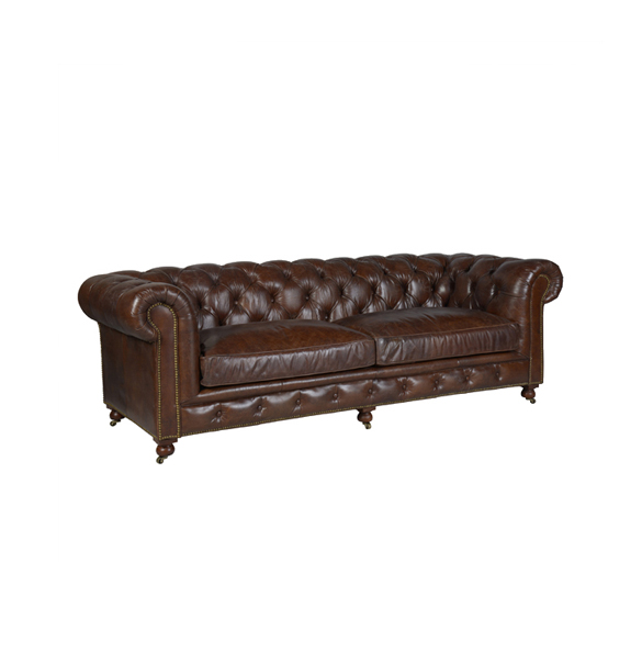 Kensington Three Seater in Vintage Cigar 1 xx