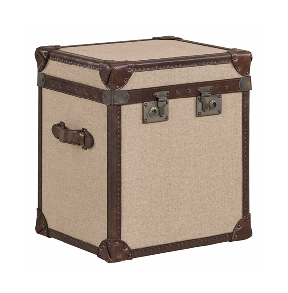 London Trunk in Stone Linen.
